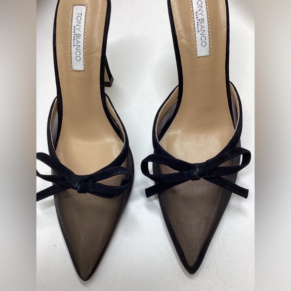 Tony Bianco Aroma Nylon/Suede Pump Size 7.5 - Picture 16 of 16